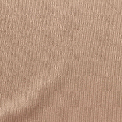 Washed Polyester Viscose Stretch Scuba Knit Fabric, 220 gsm, 160 cm — Beige
