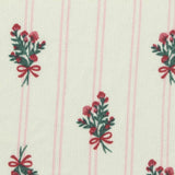 Red Floral Chunky Knit, Polyester