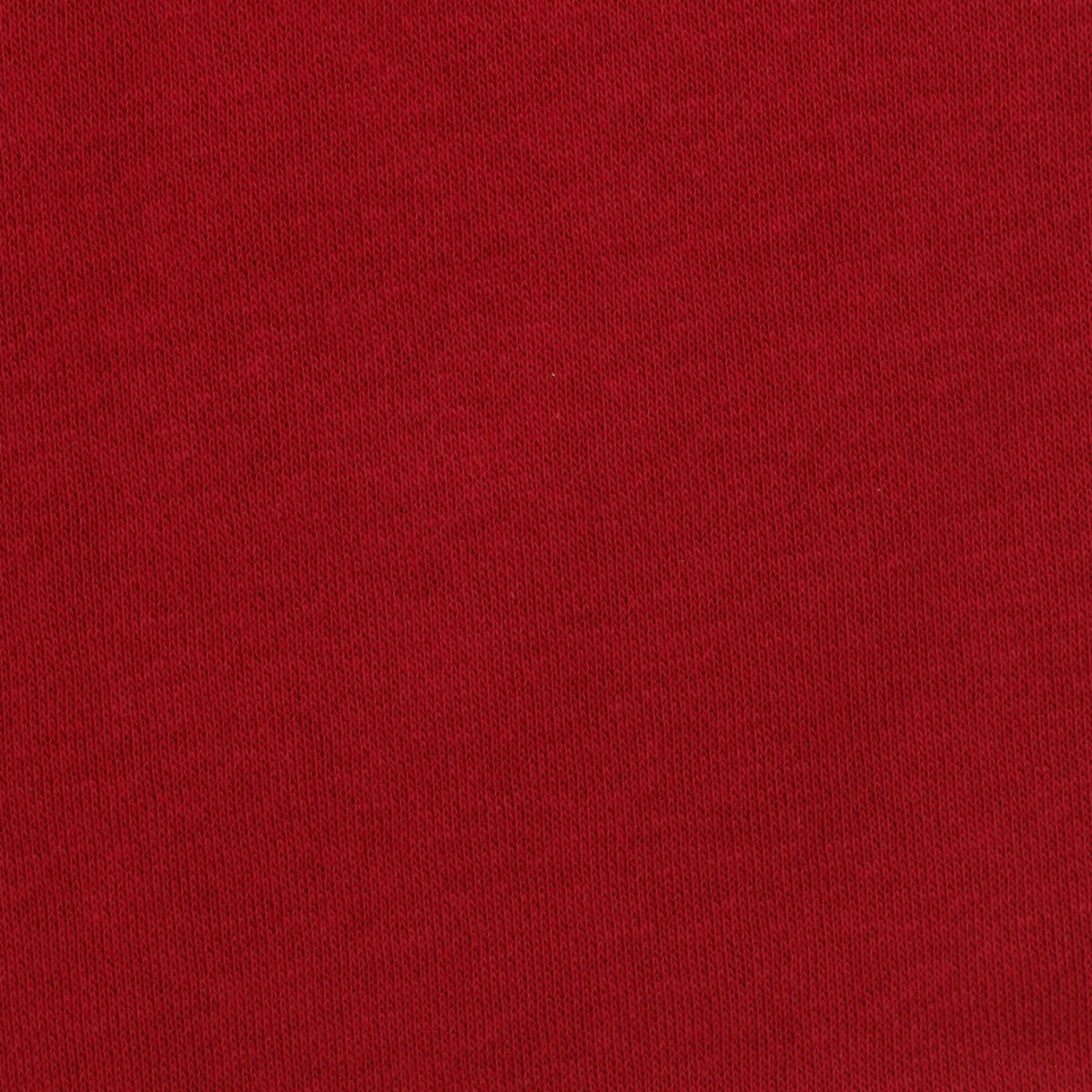 Brushed Cotton Polyester French Terry Fabric, 320 gsm, 170 cm — Red