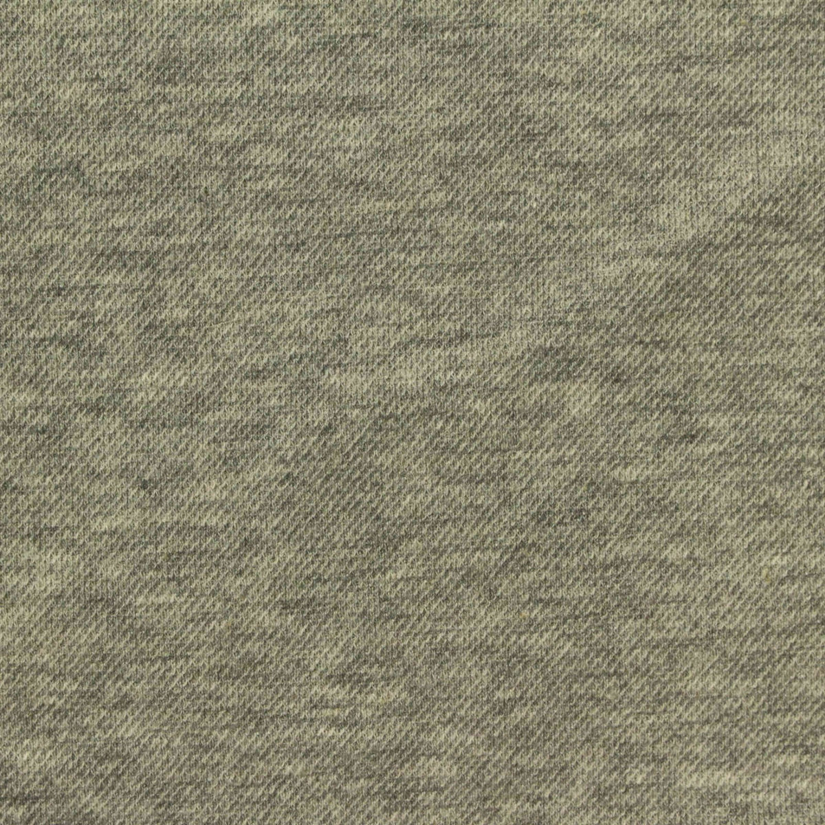 Heathered Grey Marl Piqué Knit, Cotton-Poly