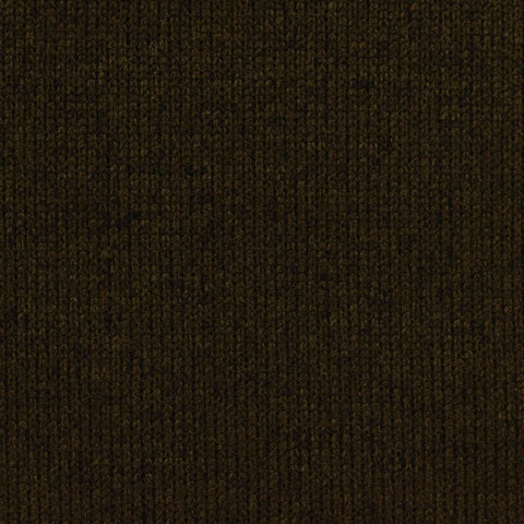 Dark Brown Marl Chunky Knit, Polyester, 330 gsm