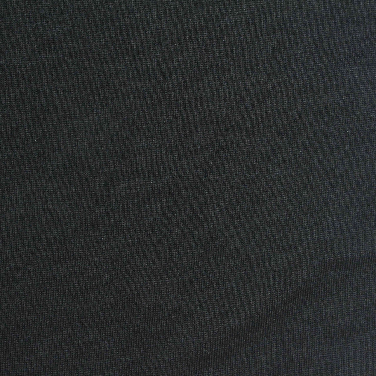 Polyester Cotton Jersey Knit Fabric, 140 gsm, 170 cm — Black