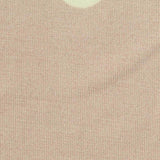 Cream Dots Jersey Knit, Modal — texture