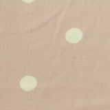 Cream Dots Jersey Knit, Modal