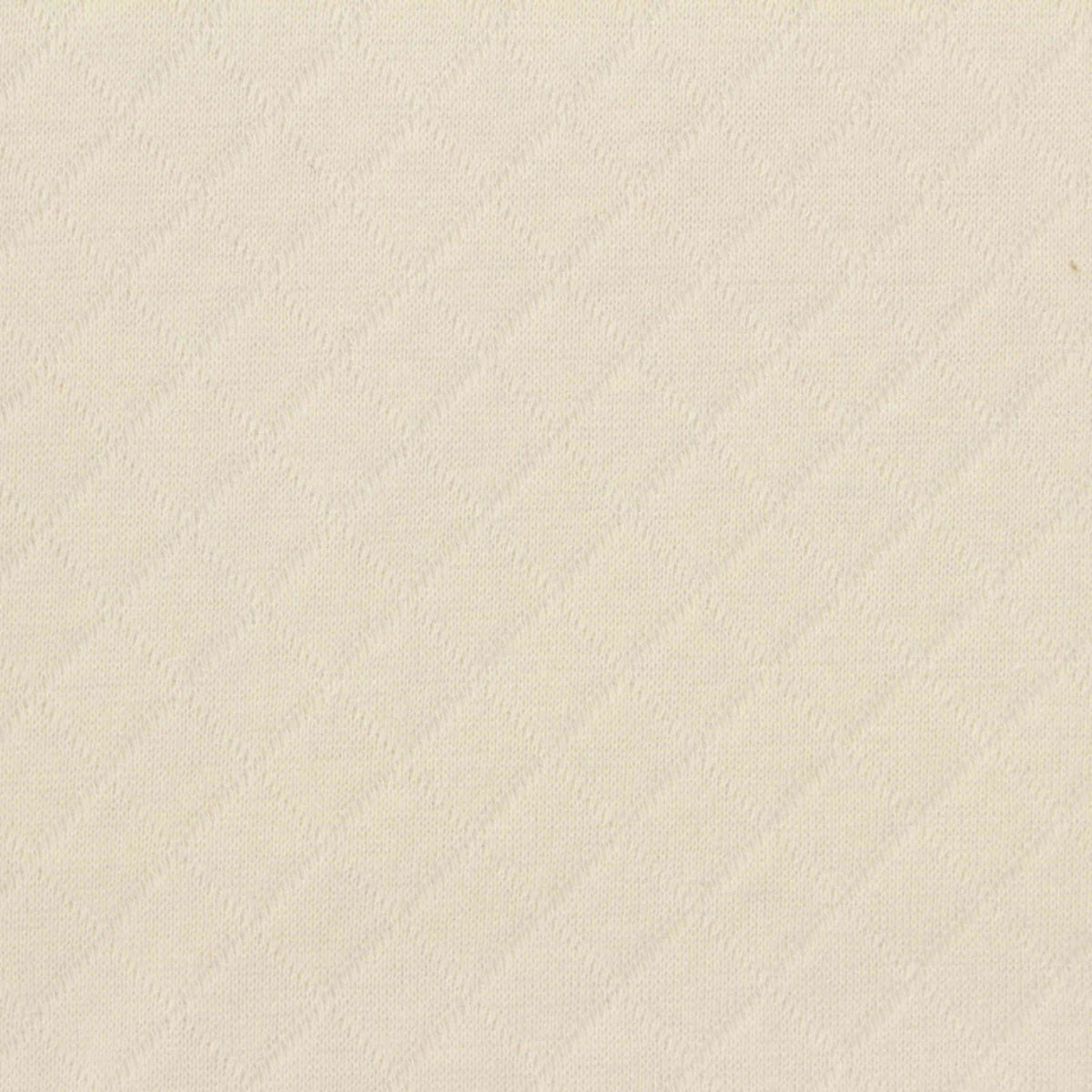 Cream Tone-on-Tone Diamond Scuba Knit, Cotton