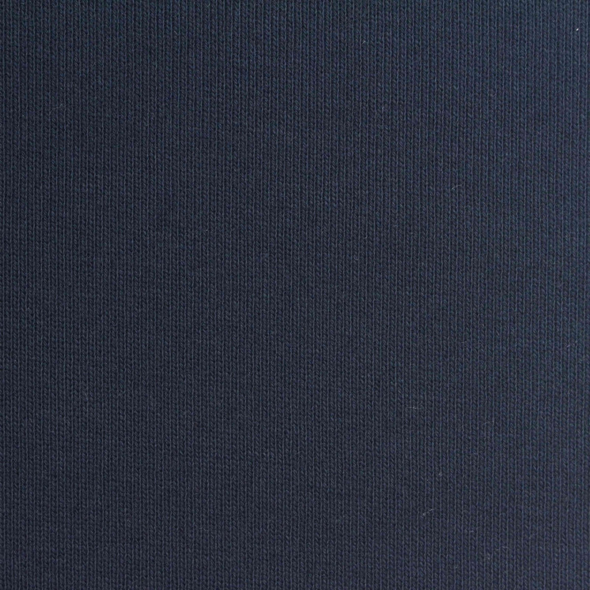Navy Rib Knit, Cotton-Poly