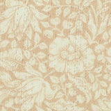Cream Floral Pointelle Knit, Cotton — texture