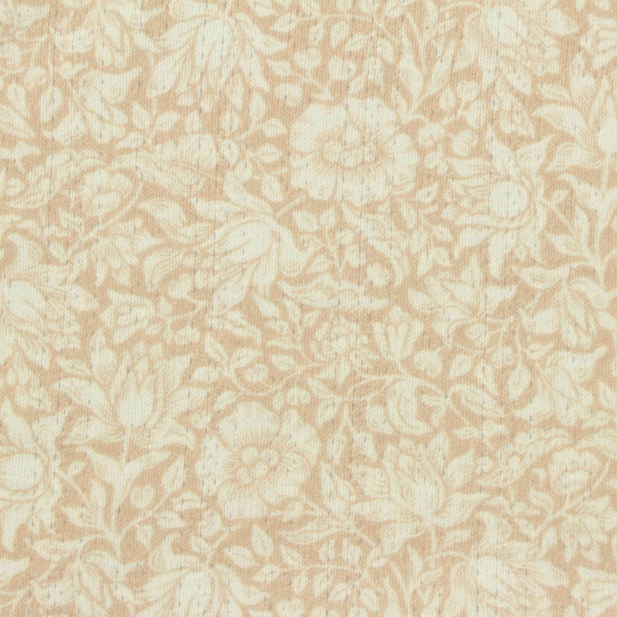 Cream Floral Pointelle Knit, Cotton