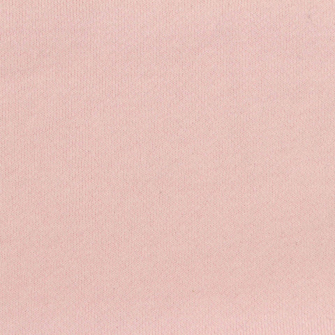 Brushed Polyester Cotton French Terry Fabric, 350 gsm, 170 cm — Pink