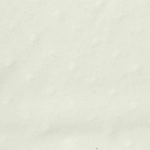 Cream Dots French Terry, Cotton