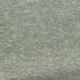 Heather Grey Marl Rib Knit, Cotton-Poly