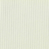 Cotton Viscose Stretch Rib Knit Fabric, 250 gsm, 150 cm — White — texture