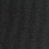 Cotton Viscose Stretch Rib Knit Fabric, 250 gsm, 150 cm — Black