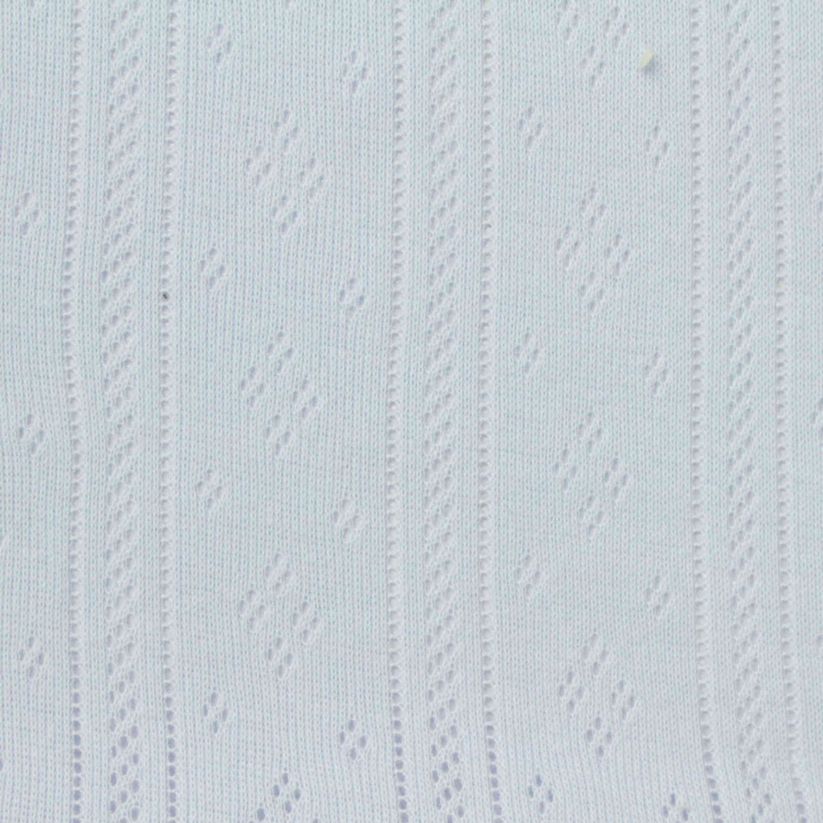 Light Blue Small-Diamond Rib Knit, Cotton