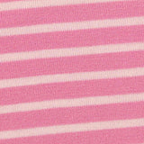 Pink Horizontal-Stripe Jersey Knit, Poly-Viscose — texture