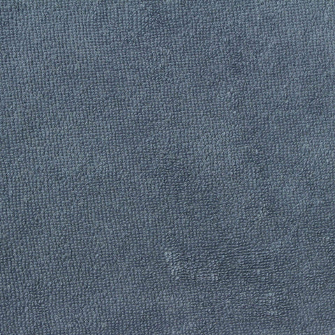 Cotton Polyester French Terry Fabric, 210 gsm, 165 cm — Blue