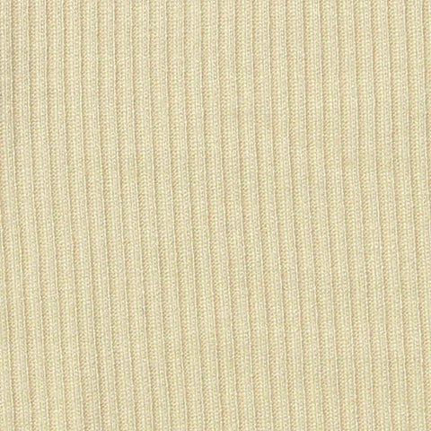 Viscose Stretch Rib Knit Fabric, 190 gsm, 180 cm — Beige