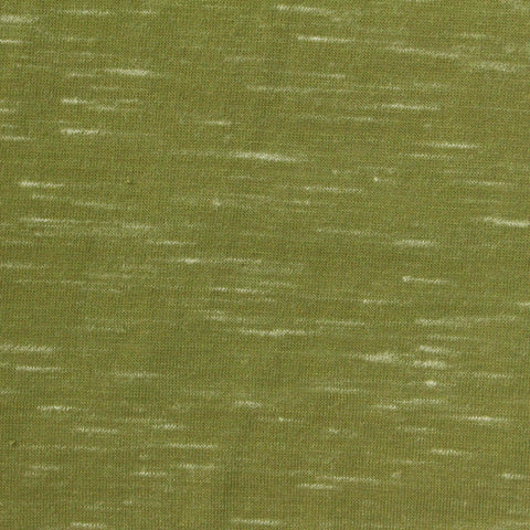 Green Marl Jersey Knit, Poly-Viscose, 150 gsm