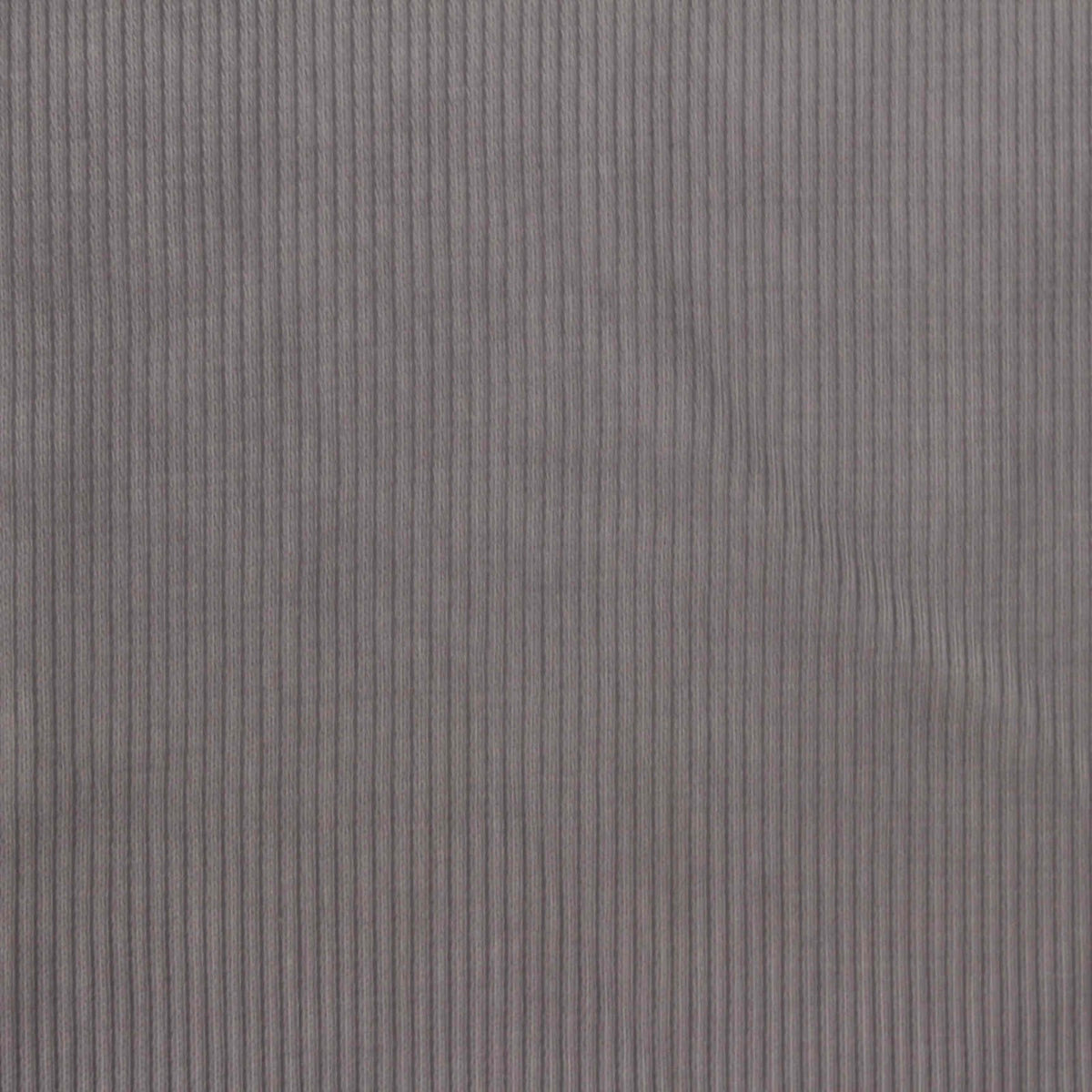 Cotton Polyester Stretch Rib Knit Fabric, 300 gsm, 145 cm — Grey