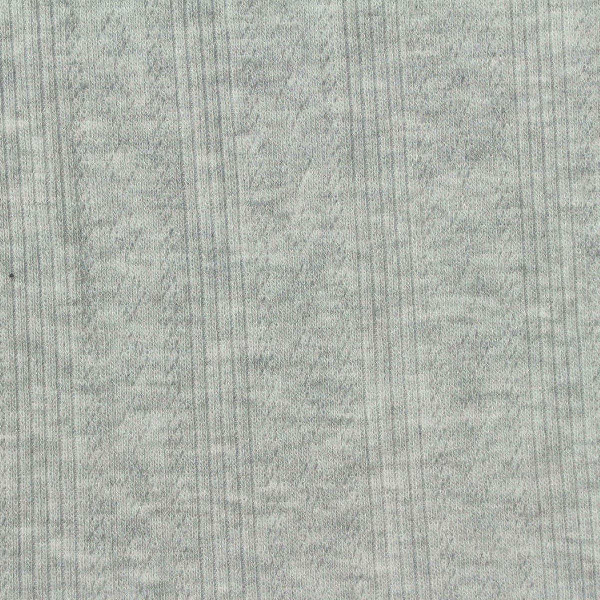 Light Grey Textured Rib Knit, Poly-Viscose