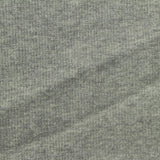 Light Grey Heathered-Marl Rib Knit, Poly-Cotton