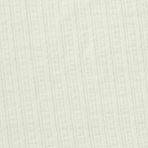 Slub Polyester Viscose Stretch Jersey Knit Fabric, 270 gsm, 160 cm — White
