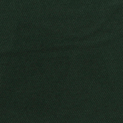 Brushed Polyester Viscose Stretch Twill Fabric, 370 gsm, 145 cm — Green