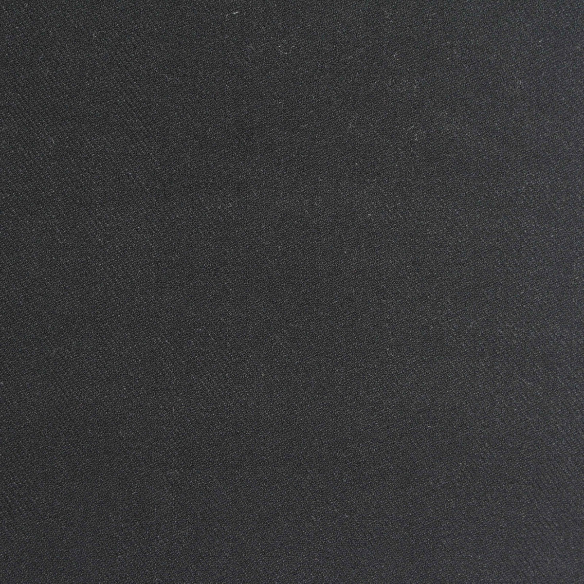 Polyester Viscose Stretch Twill Fabric, 350 gsm, 145 cm — Black