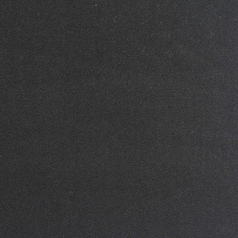 Polyester Viscose Stretch Twill Fabric, 350 gsm, 145 cm — Black