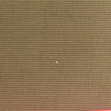 Fine Plaid Cotton Polyester Stretch Woven Fabric, 260 gsm, 145 cm — Brown