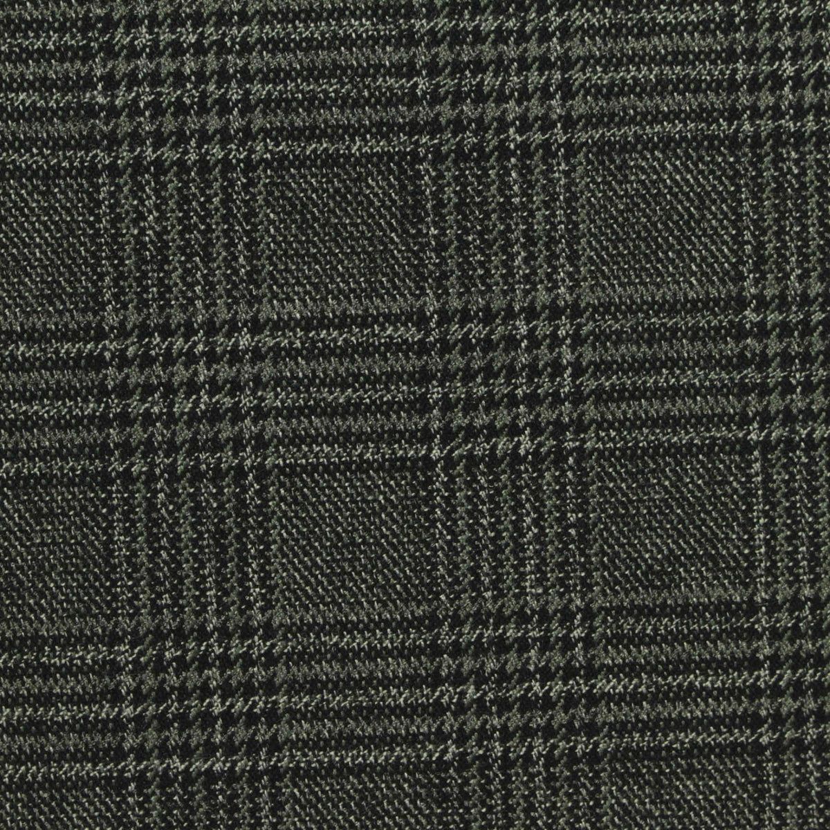 Dark Grey Plaid Woven, Poly-Viscose, 275 gsm