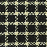 Black Check Woven, Poly-Viscose — texture