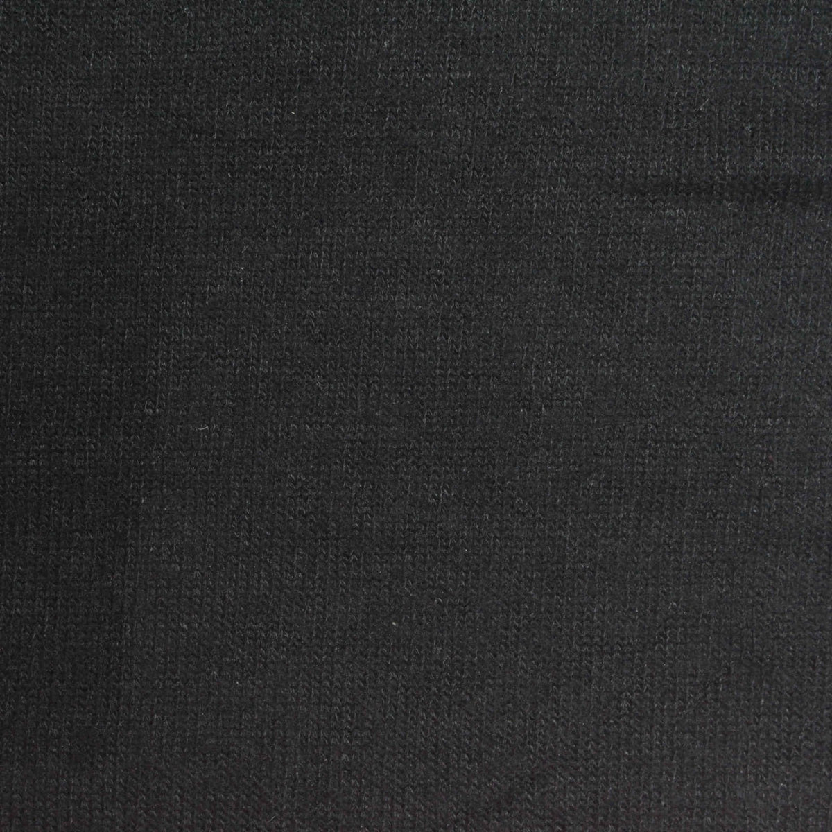 Viscose Polyester Stretch Chunky Knit Fabric, 220 gsm, 155 cm — Black