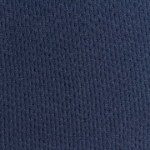Cotton Polyester Scuba Knit Fabric, 310 gsm, 175 cm — Navy, ref EF-273332