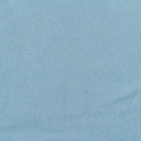 Polyester Cotton French Terry Fabric, 220 gsm, 155 cm — Blue