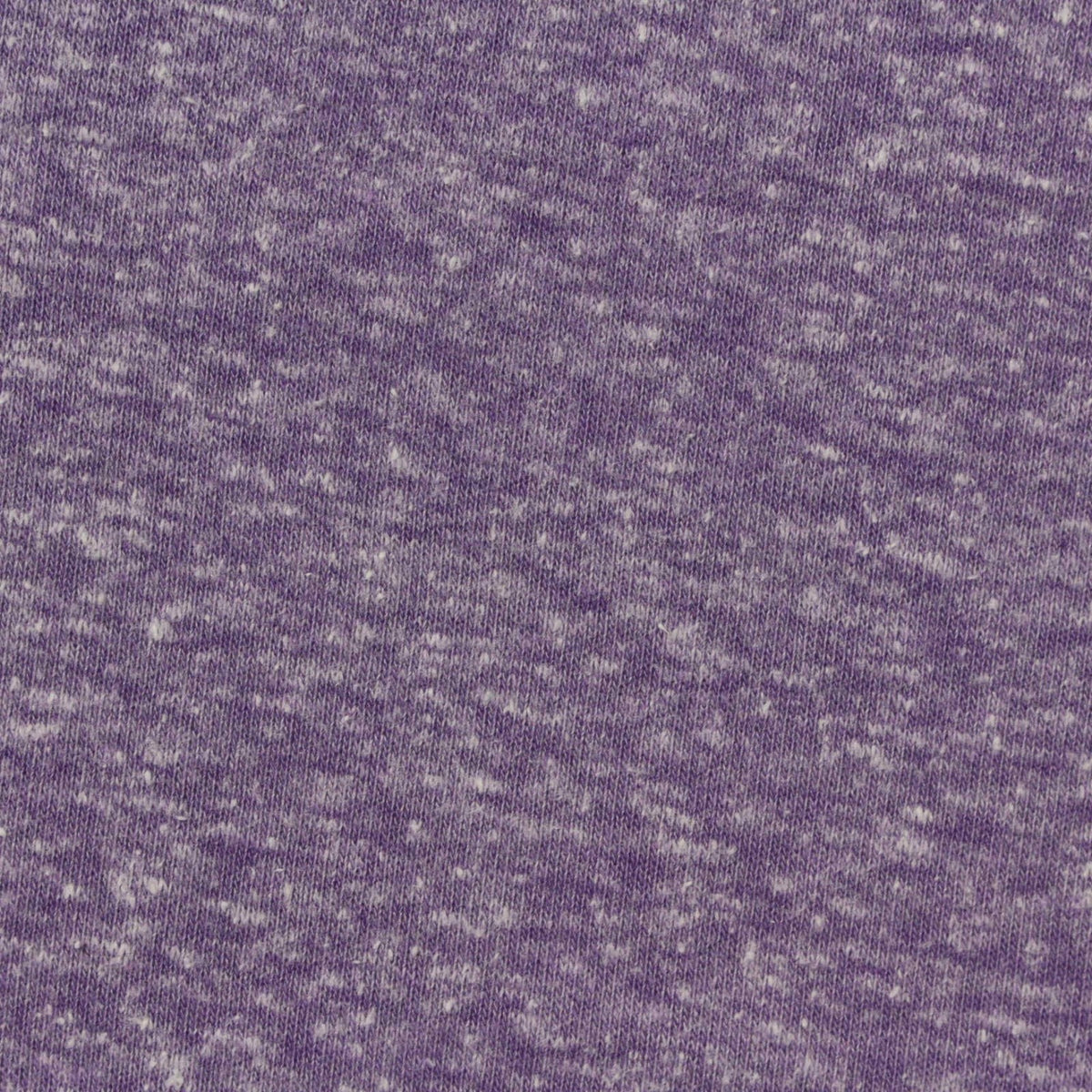 Purple Marl French Terry, Poly-Cotton, 260 gsm