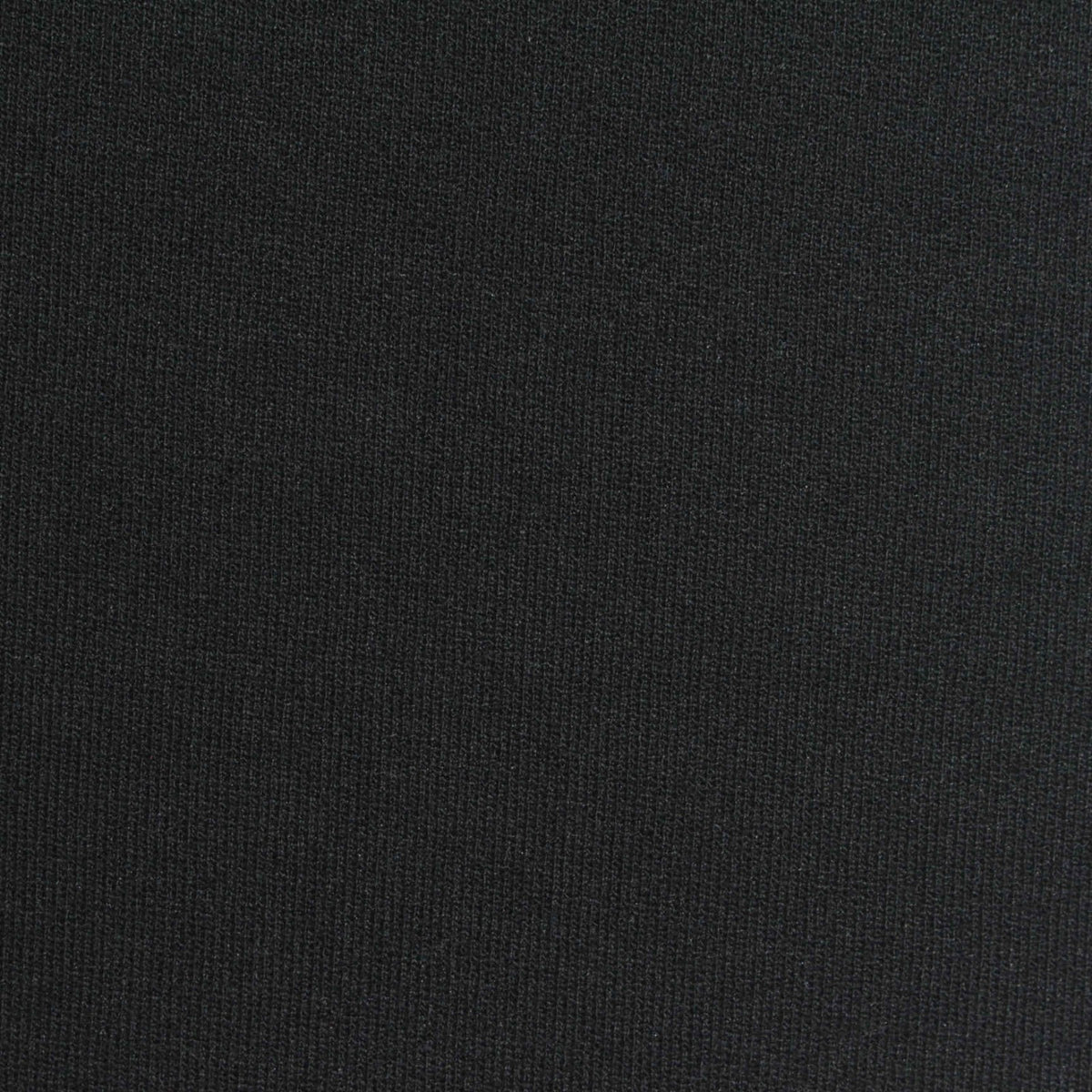 Black Interlock Knit, Poly-Viscose
