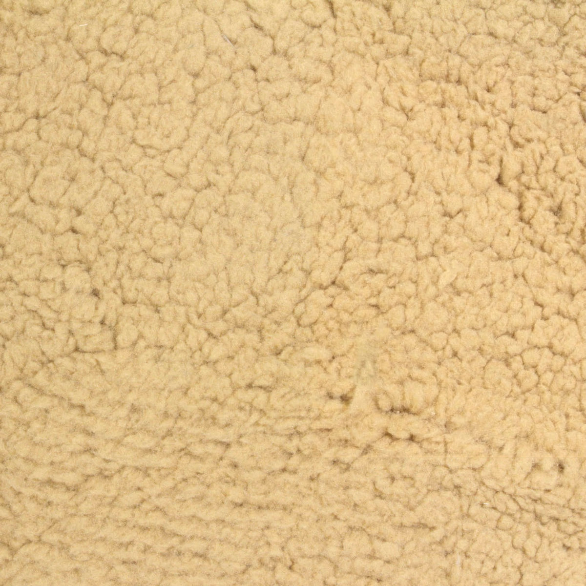 100% Polyester Sherpa Fleece Fabric, 230 gsm, 150 cm — Khaki