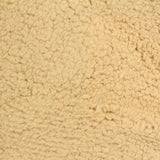 100% Polyester Sherpa Fleece Fabric, 230 gsm, 150 cm — Khaki