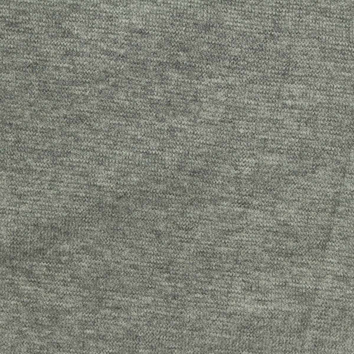 Heather Grey Marl Rib Knit, Poly-Cotton, 320 gsm