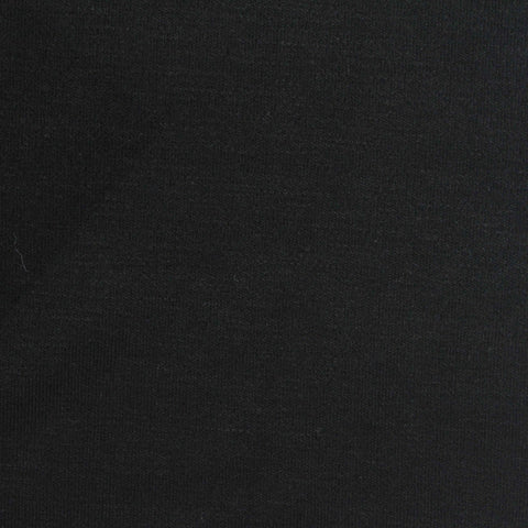 Viscose Polyester Stretch Jersey Knit Fabric, 220 gsm, 170 cm — Black