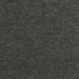 Dark Grey Marl Rib Knit, Poly-Cotton