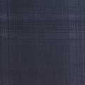 Dark Blue Check Jacquard, Poly-Viscose