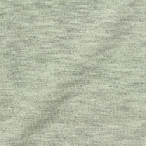 Light Grey Heathered-Marl Jersey Knit, Poly-Viscose, 170 gsm