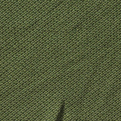 Olive Heather Piqué Knit, Poly-Cotton