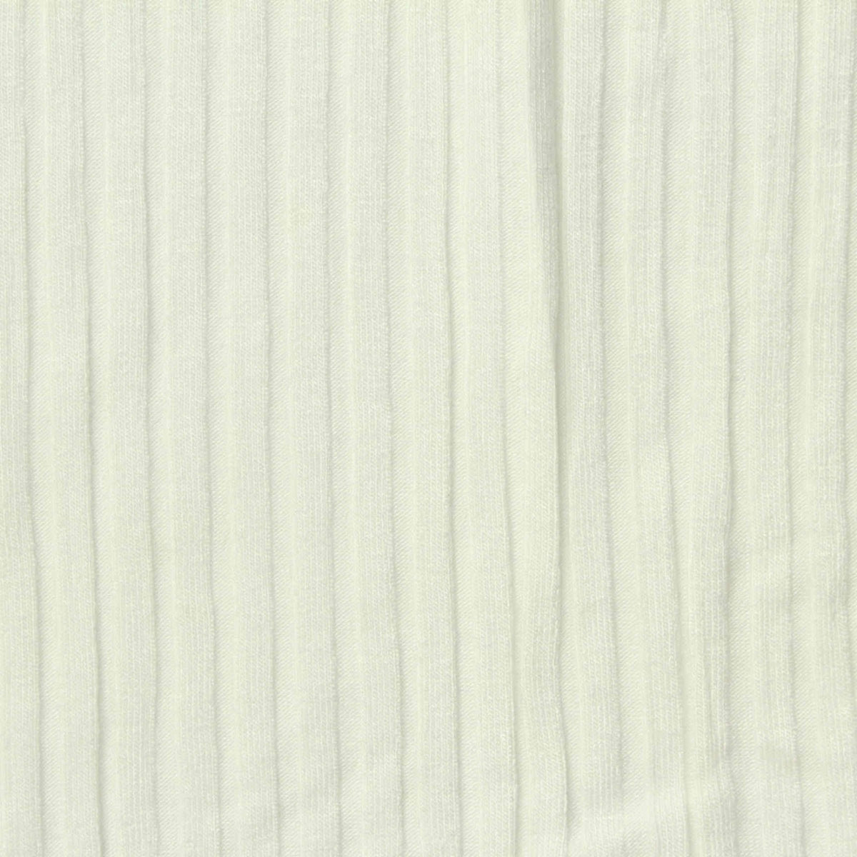 Off-White Rib Knit, Viscose-Poly