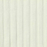 Viscose Polyester Stretch Rib Knit Fabric, 200 gsm, 140 cm — White — texture