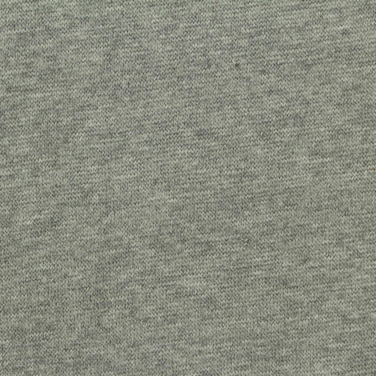 Grey Marl Rib Knit, Poly-Cotton, 350 gsm