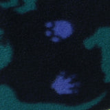 Animal Print 100% Polyester Fleece Fabric, 230 gsm, 153 cm — Navy