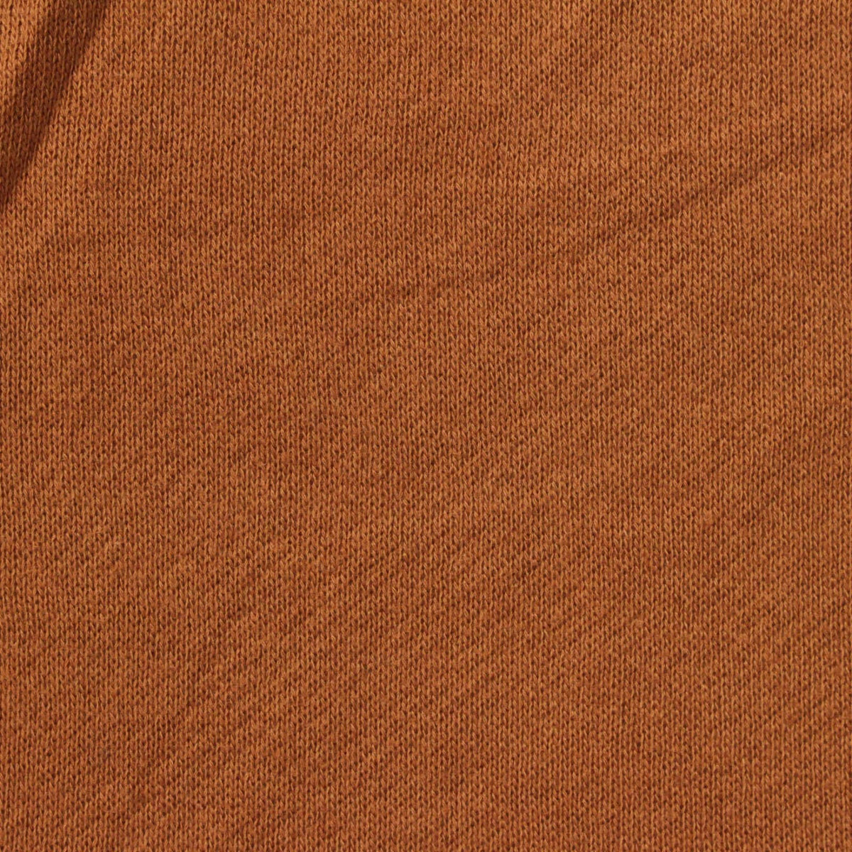 Rust Marl French Terry, Poly-Cotton